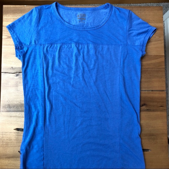 Eastern Mountain Sports TechWick Blue Short Sleeve - Picture 5 of 9